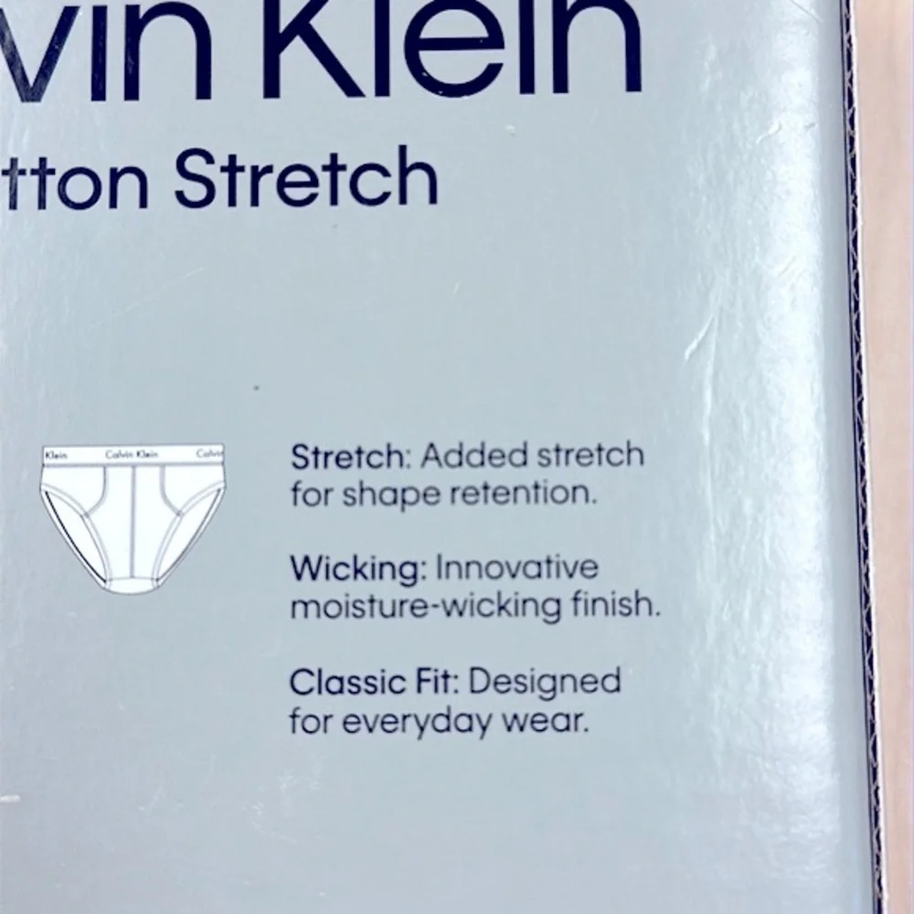 Calvin Klein Black 3-PK Cotton Stretch Low-Rise Hip Briefs XXL NWT